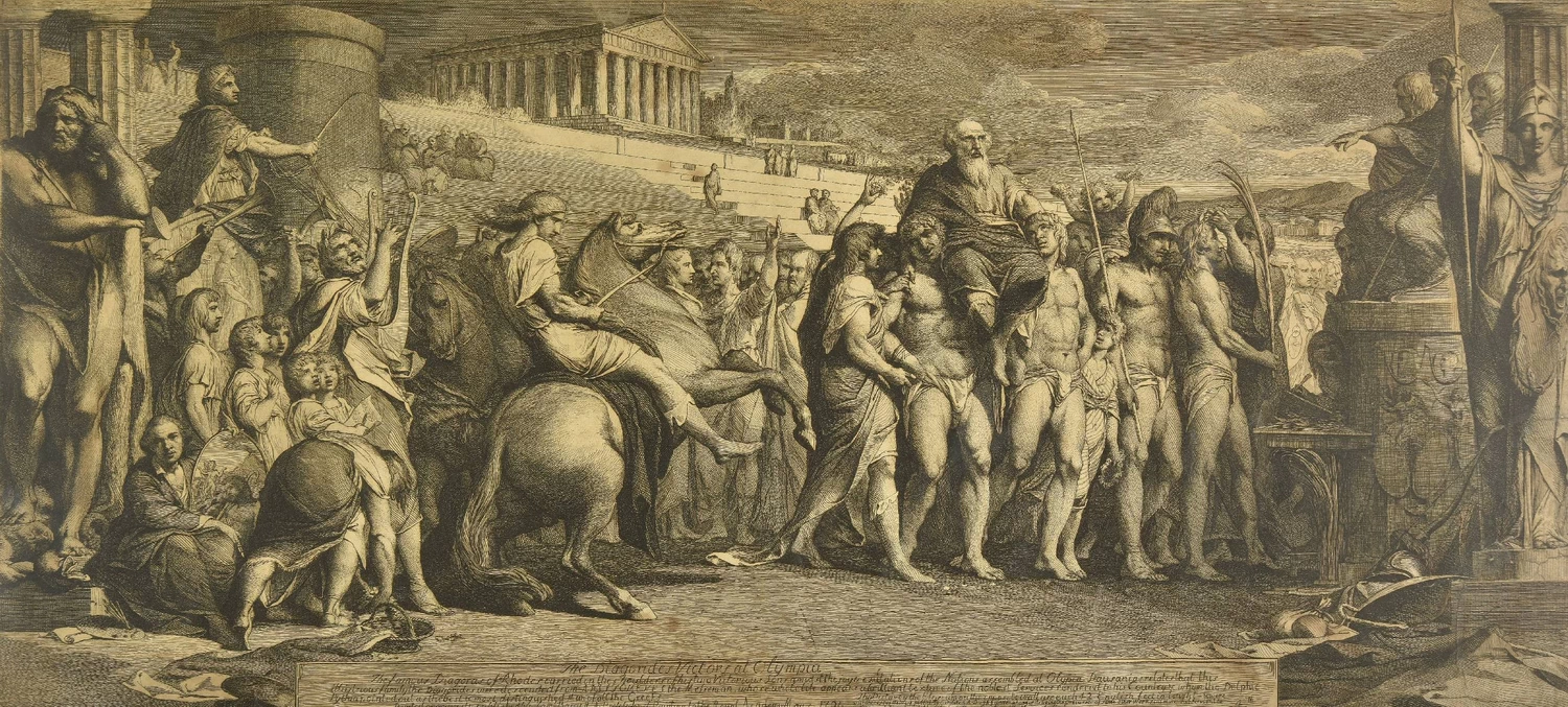 Incoronazione dei vincitori ad Olimpia